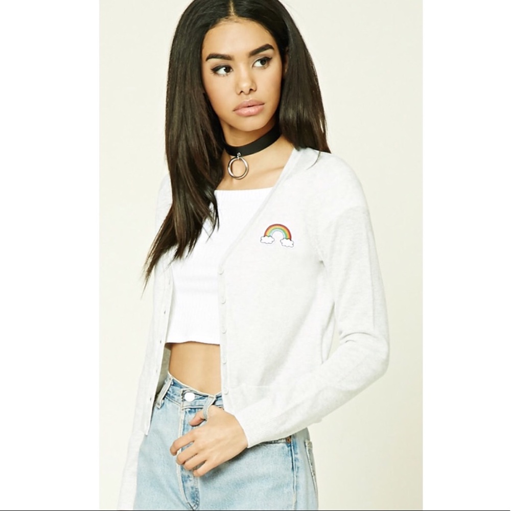 Forever 21 Rainbow cardigan